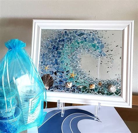 Kit Do It Yourself DIY Resin Art Kit Sea Glass Picture Etsy Resin