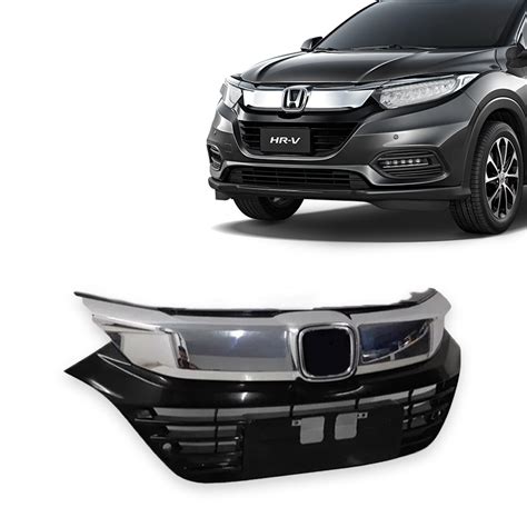 Grade Hyundai Hrv Black Piano Friso Cromado