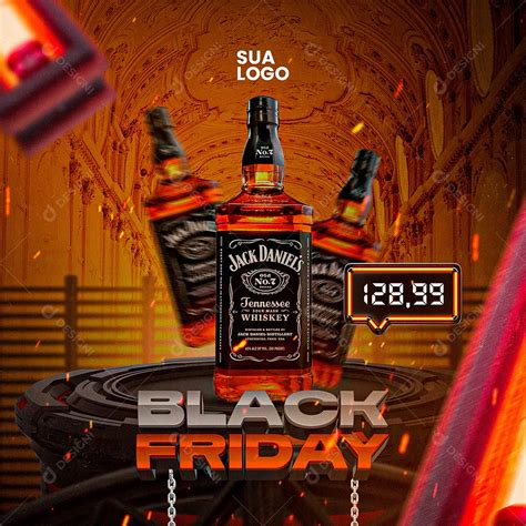 Social Media Black Friday Distribuidora De Bebidas Psd Edit Vel