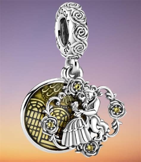 Pandora Disney Beauty And The Beast Dancing Dangle 799014C01 Etsy