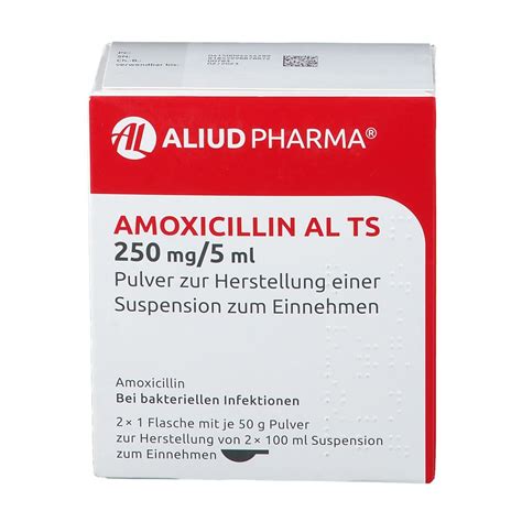 Amoxicillin AL TS 250 Mg 5 Ml 200 Ml Shop Apotheke