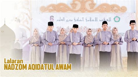 Lalaran Nadzom Aqidatul Awam Youtube