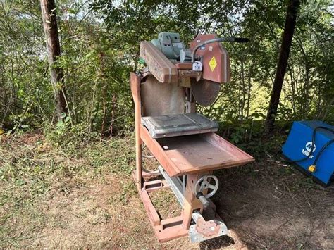 Mk 5000 Block Saw Catoosa Co Board Of Education Surplus Potts Brothers Land And Auction