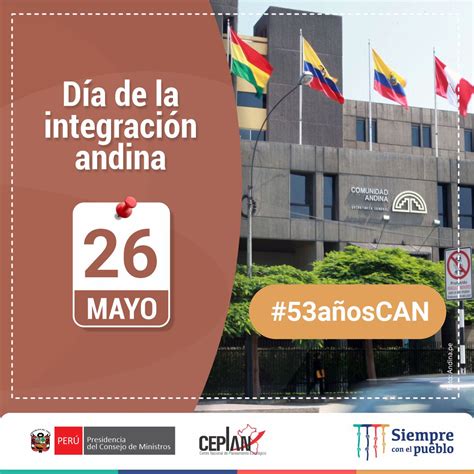 CEPLAN Oficial On Twitter Hoy 26 De Mayo Se Conmemora La