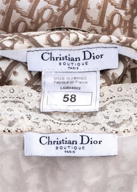 Christian Dior By John Galliano Cream Monogram Dress And Hat Set Ss 2005 At 1stdibs Dior