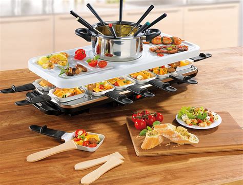 Ivo GrandiČ Grily Gourmet Maxx Raclette Fondue Set Gril Keramický