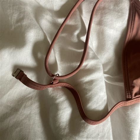 SHEIN Light Brown Bikini Top Super Flattering Depop