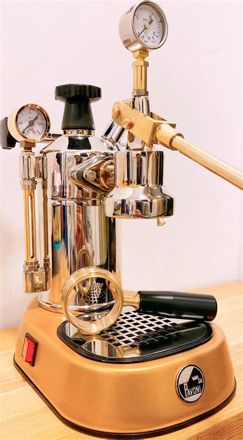 Elektra La Pavoni Gold Boiler Pressure Gauge Bar