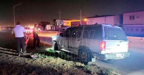 Hoy Tamaulipas Accidente En Tamaulipas Ebrio Choca Poste De Alumbrado