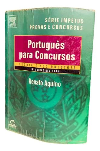 Livro Portugues Para Concurso - Livro - Português Para Concursos 16a Ed. (renato Aquino) | MercadoLivre