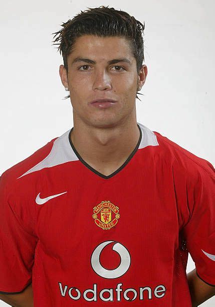 Cristiano Ronaldo Of Manchester United Poses During The Annual Club