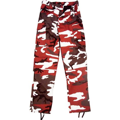 Rothco Red Camouflage Military Cargo Bdu Fatigue Pants