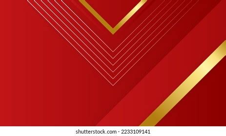 Abstract Red Gold Background Stock Vector (Royalty Free) 2233109141 ...