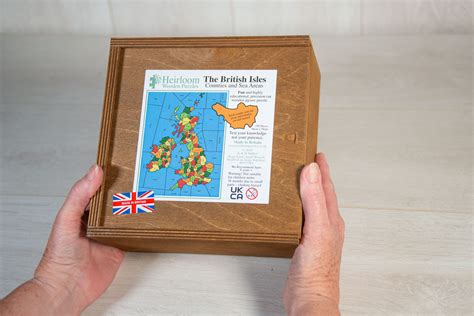 British Isles Counties And Sea Areas Puzzle Heirloom Puzzles Wooden