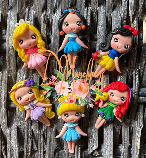 Princesses Inspired Clay Bow Clays Bow Center Piece Bow Etsy