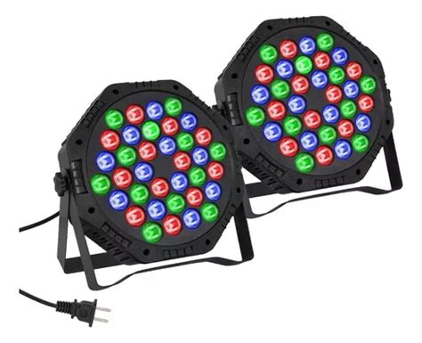 Ca N De Leds Rgb Multicolor X Par W Escenario Fiesta Env O Gratis