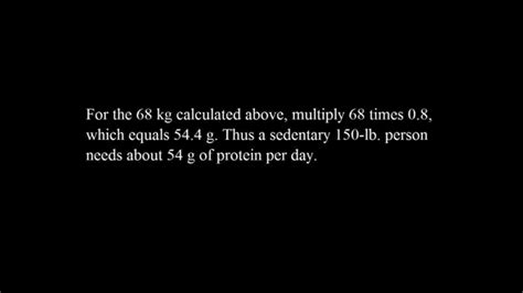 How To Calculate Your Protein Needs Youtube