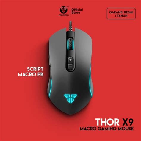 Jual Fantech Thor X Mouse Gaming Macro Dpi Wired Usb Murah