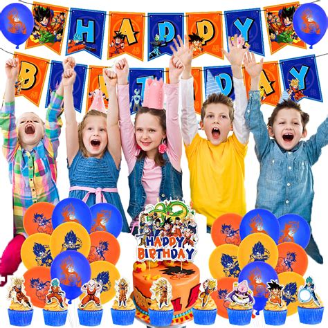 Buy Birthday Decorations Goku Party Supplies Dragon Ball Birthday