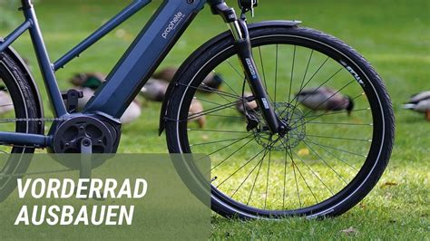 Vorderrad ausbauen bei Fahrrädern und E Bikes Prophete YouTube