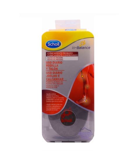 Dr Scholl Plantillas Uso Diario Rodilla y Talón Talla M comprar al