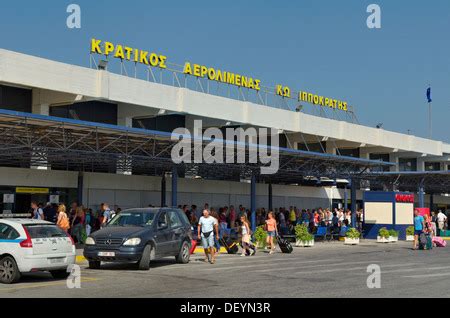 Kos Airport, Island of Kos, Dodecanese Island group, Greece Stock Photo ...