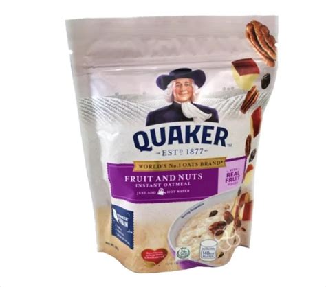 Quaker Fruit And Nuts Instant Oatmeal 350g Lazada PH