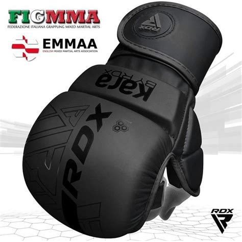 Gants d entraînement MMA RDX Mitaines Boxe Grappling Sparring Noir