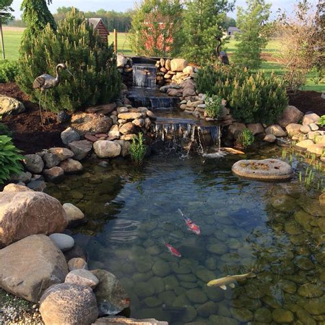 Koi Pond Backyard Diy Pond Backyard Water Feature Pond Landscaping