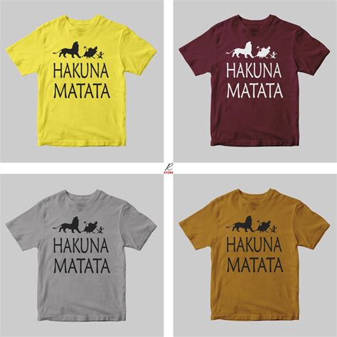 Camiseta Rei Le O Mod Hakuna Matata Elo