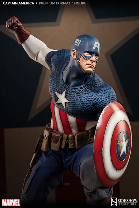 Marvel Captain America Premium Format TM Figure By Sideshow Sideshow