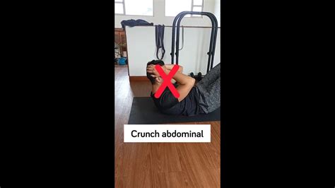 Cómo Hacer Crunch Abdominal Correctamente Short Youtube