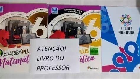 Livro Coleção Araribá Plus Matemática 6º Ano De Acordo A Bncc