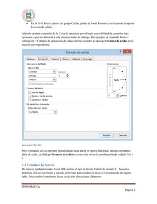 Formato De Celdas Infotami PDF