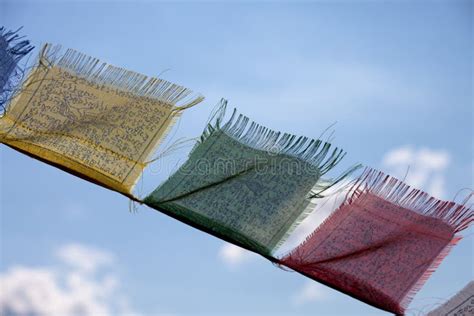 Tibetan Flags Stock Photo Image Of Eastern Traditional 21124184