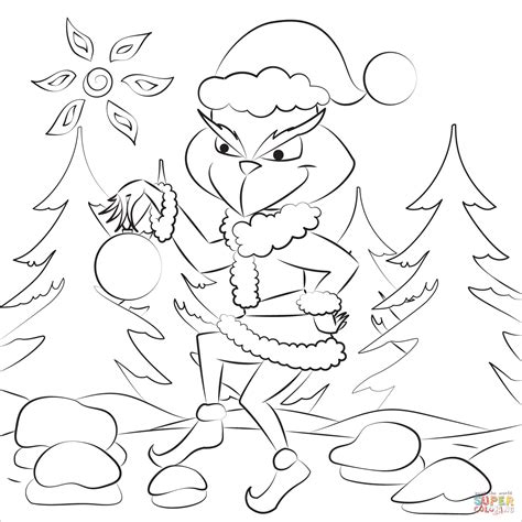 Disegno Di Grinch Da Colorare Disegni Da Colorare E Stampare Gratis