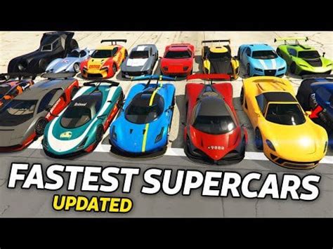 10 Fastest Supercars in GTA 5 Online Updated 2023 : r/GrandTheftAutoV