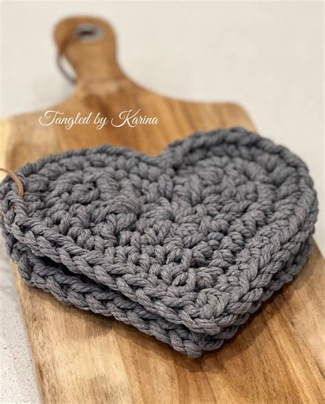 Farmhouse Trivet Crochet Trivet Crochet Hot Pad Crochet Etsy