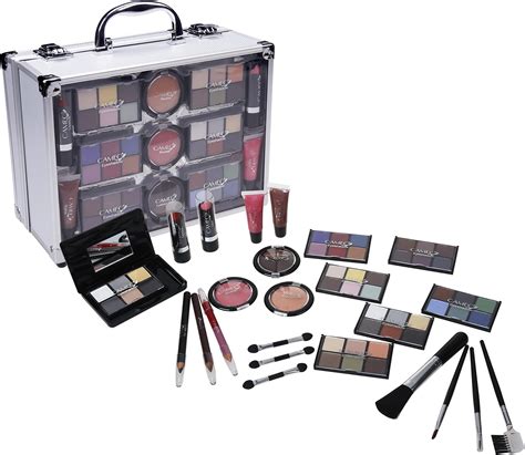 Cameo Carry All Trunk Train Case With Make Up And Reusable