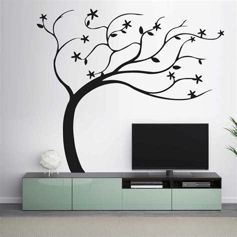 Stickers Grand Arbre Autocollant Muraux Et Deco