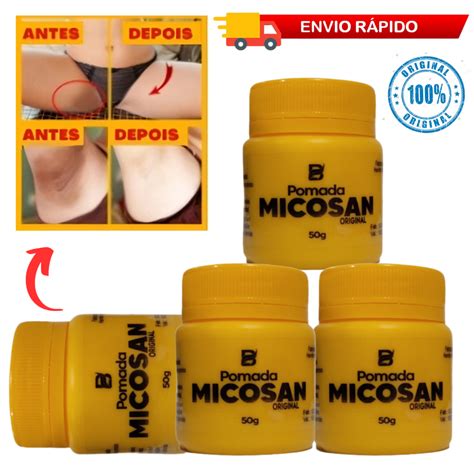 Original Pomada Micosan Unidades Clareadora De Manchas De Espinha