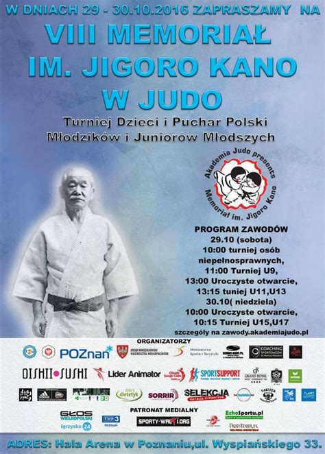 Viii Memoria Jigoro Kano W Judo Aktualno Ci Sport Poznan Pl