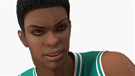 Light Skin Teenager Basketball Player Playing Pose 3d Model 159 3ds Blend C4d Fbx Max