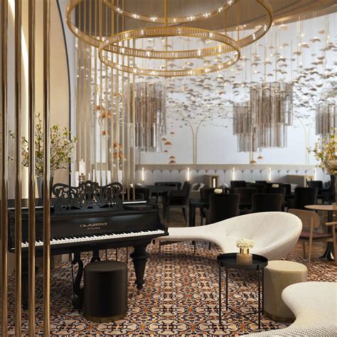 Piano Restaurant On Behance Piano Decor Bar Interior Design