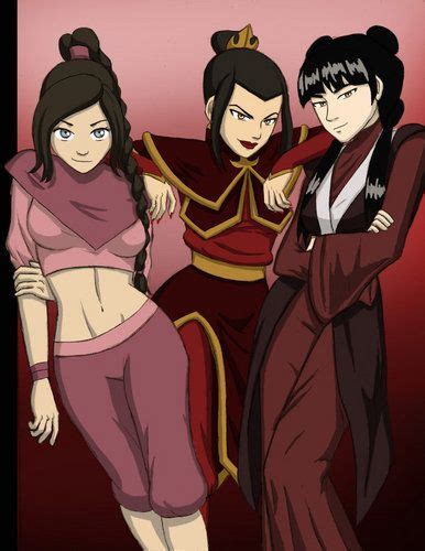 Avatar Aang Team Avatar Avatar Azula Ty Lee Mai The Last Avatar Avatar The Last Airbender