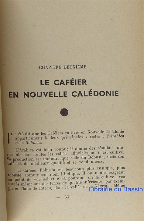 Le Caf Ier Et Le Cacaoyer Dans Les Territoires Fran Ais Du Pacifique