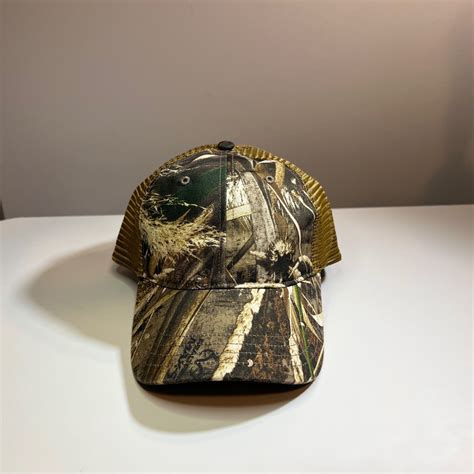 Richardson 111p Washed Printed Trucker Cap Realtree Max5buc