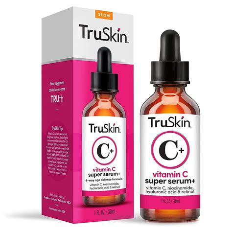 Truskin Vitamin C Plus Super Serum Anti Aging Anti Wrinkle Facial Serum For All Skin Types 1