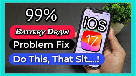 How To Fix Iphone Ios Battery Drain Problem Ios Battery Drain Fix