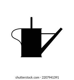 Watering Can Silhouette Black White Icon Stock Vector (Royalty Free) 2207941391 | Shutterstock